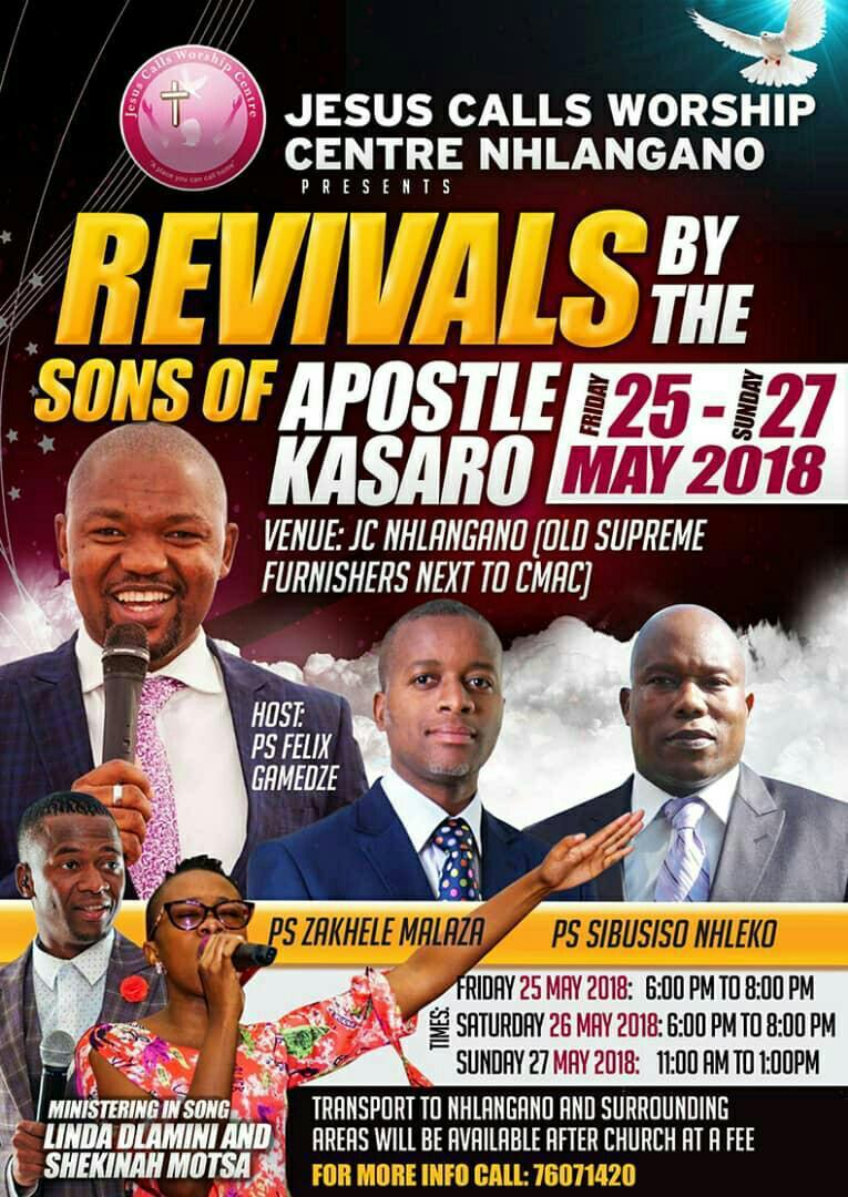 Revivals By The Sons Of Apostle Kasaro Pic